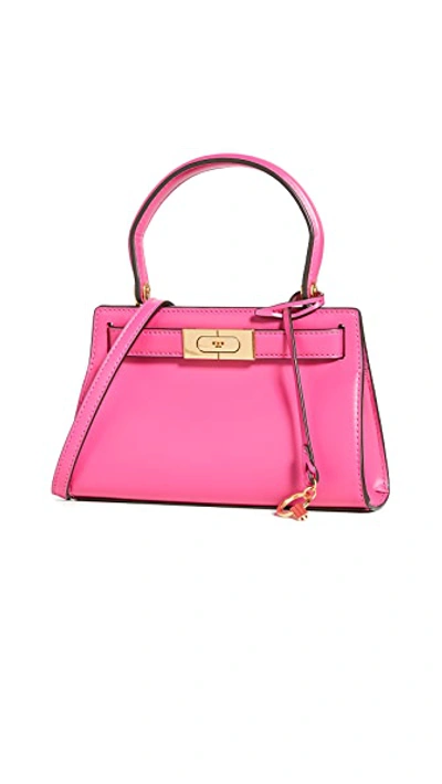 Shop Tory Burch Lee Radziwill Petite Bag In Crazy Pink