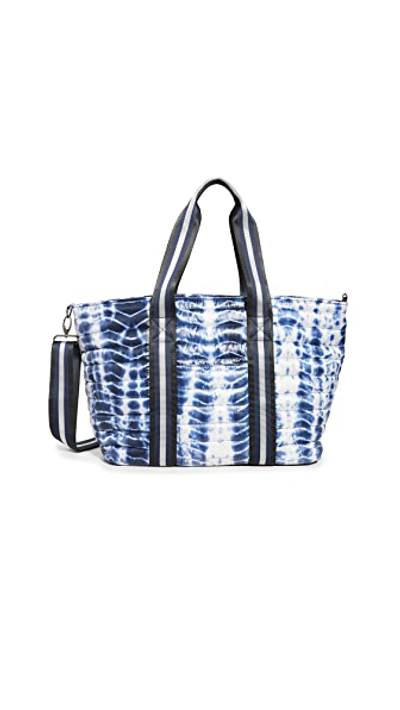 Shop Think Royln Wingman Bag In Skeleton Tie Dye Navy