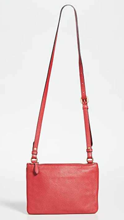 Pre-owned Prada Red Vitellodanio Shoulder Bag