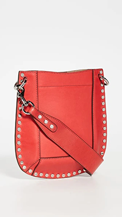 Shop Isabel Marant Nasko New Bag In Poppy Orange