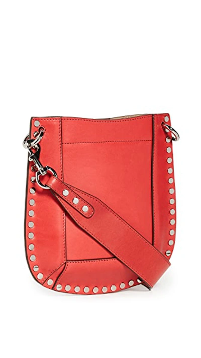 Shop Isabel Marant Nasko New Bag In Poppy Orange