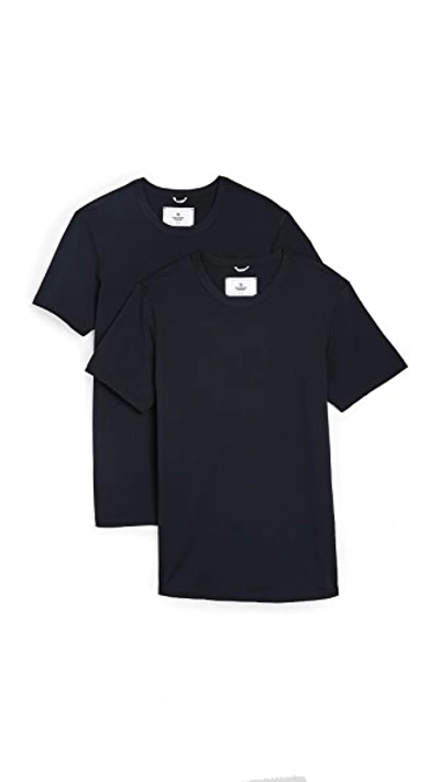 Shop Reigning Champ Lightweight Jersey T-shirt 2 Pack Black