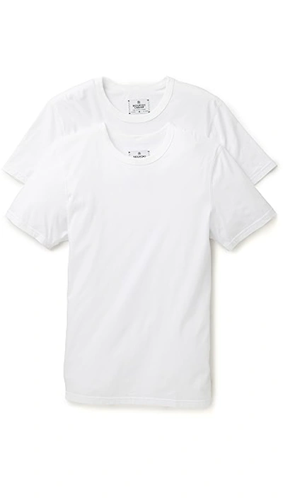 Shop Reigning Champ Lightweight Jersey T-shirt 2 Pack White