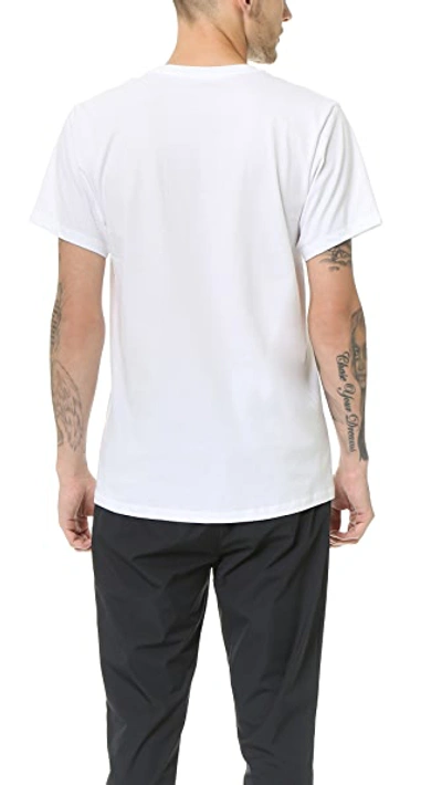 Shop Calvin Klein Underwear Cotton Stretch Slim Fit 3-pack Crewneck T-shirt White