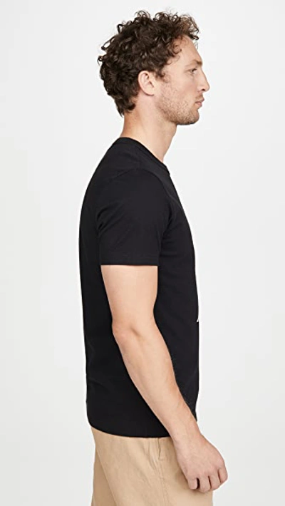 Shop Ami Alexandre Mattiussi Large Ami Heart T-shirt In Black