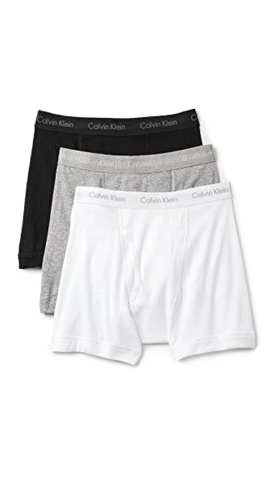 Cotton Classics 3-Pack Knit Boxer | Calvin Klein