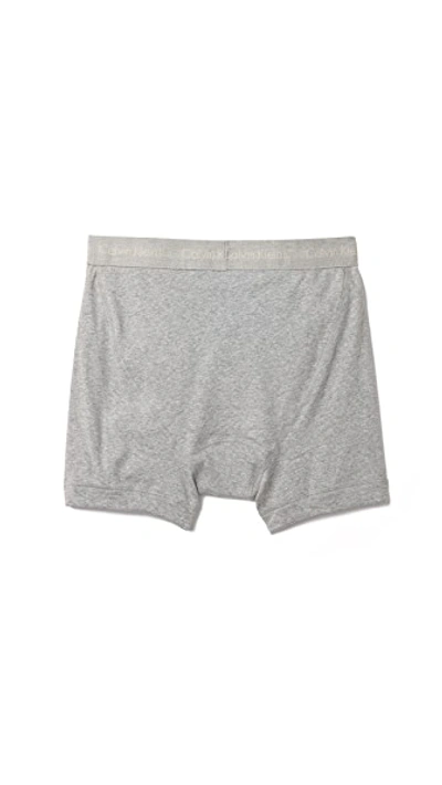 Shop Calvin Klein Underwear Cotton Classic Fit 3-pack Knit Boxers Multi