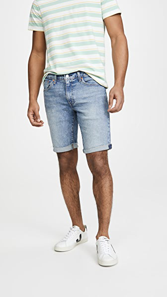levi's slim fit shorts