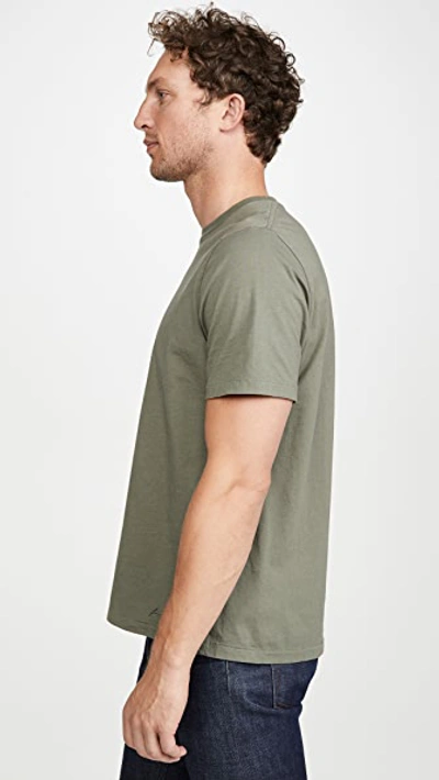 Shop Frame Perfect T-shirt In Deep Army