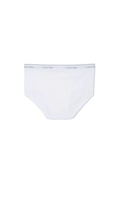 Shop Calvin Klein Underwear Cotton Classic Fit 4-pack Briefs White/black/grey