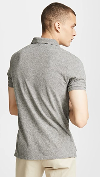 Polo Ralph Lauren Grey Polo Shirt With Pony Detail On The Front