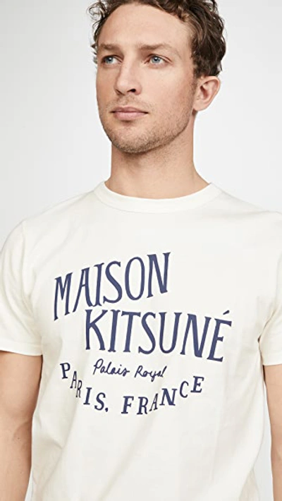 Shop Maison Kitsuné Palais Royal T-shirt In Latte