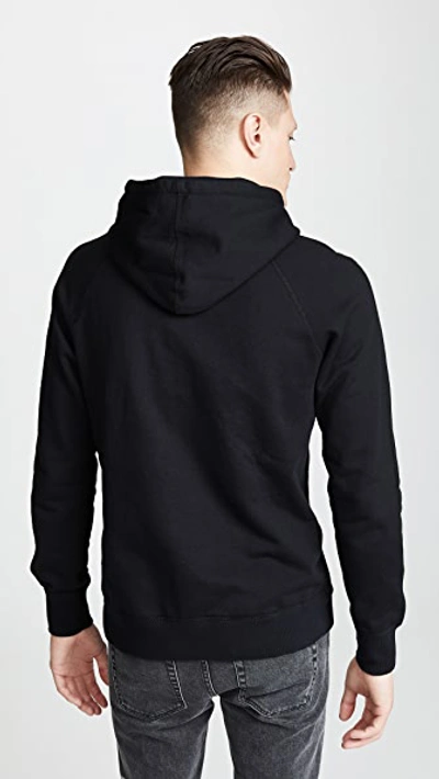 Reigning Champ Mid Weight Terry Pullover Hoodie In Black