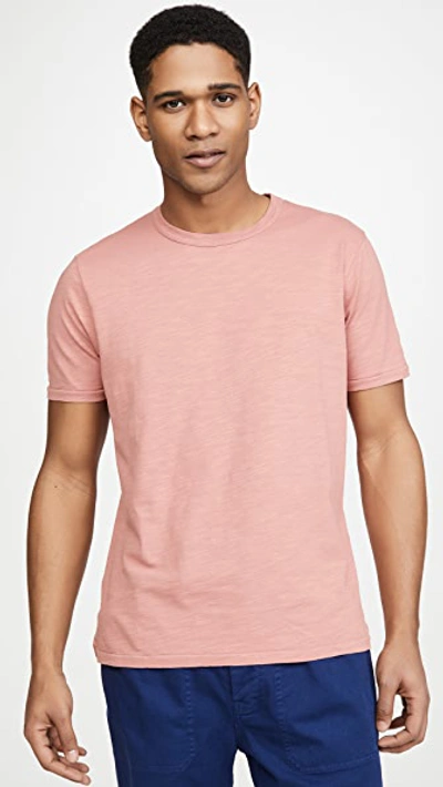 Shop Alex Mill Standard Slub T-shirt In Dirty Rose