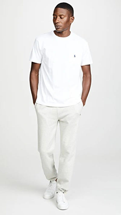 Polo Ralph Lauren Classic Fit Crew Neck Tee In White