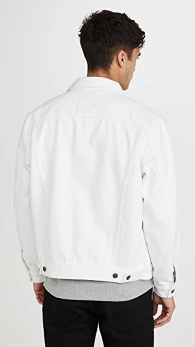 Shop Levi's Vintage Fit Trucker Jacket In White Out