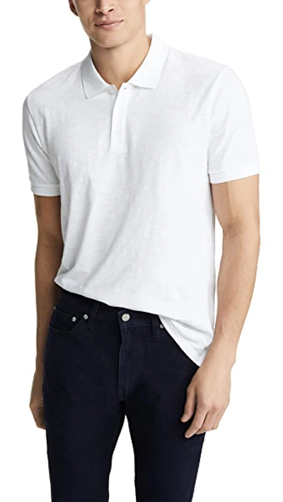 Short Sleeve Classic Slub Polo Shirt