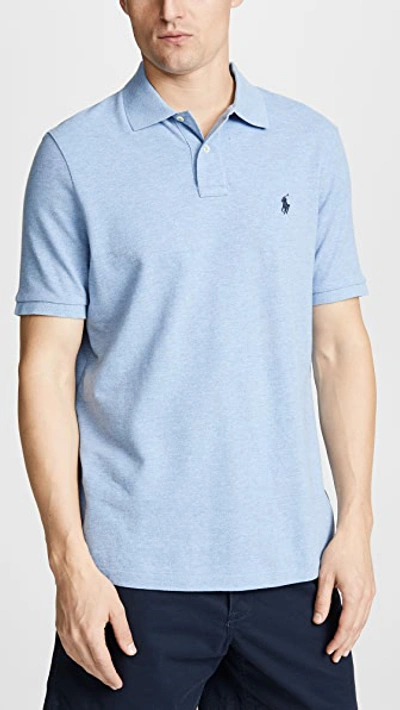 Shop Polo Ralph Lauren New Classic Fit Polo Shirt Jamaica Heather