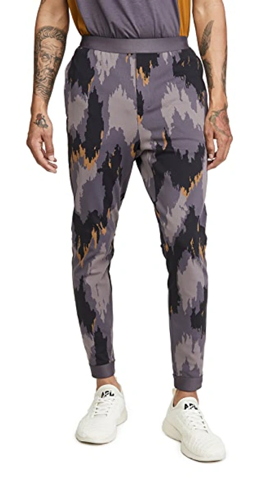 Shop Robert Geller X Lululemon Take The Moment Joggers In Camo Moonphase Camel