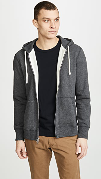 reigning champ zip up hoodie