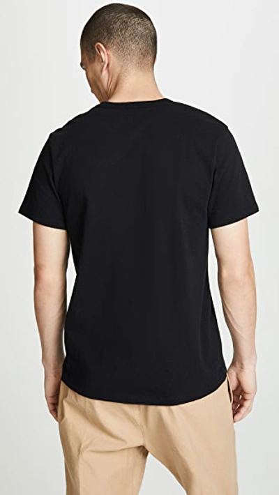 Shop Maison Kitsuné Fox Head Patch T-shirt In Black