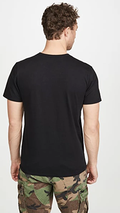 Shop Maison Kitsuné Palais Royal T-shirt In Black