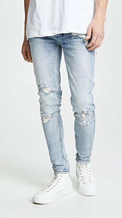 Shop Ksubi Van Winkle Trashed Dreams Jeans In Denim
