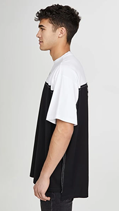 Shop Maison Margiela Oversized T-shirt In Black