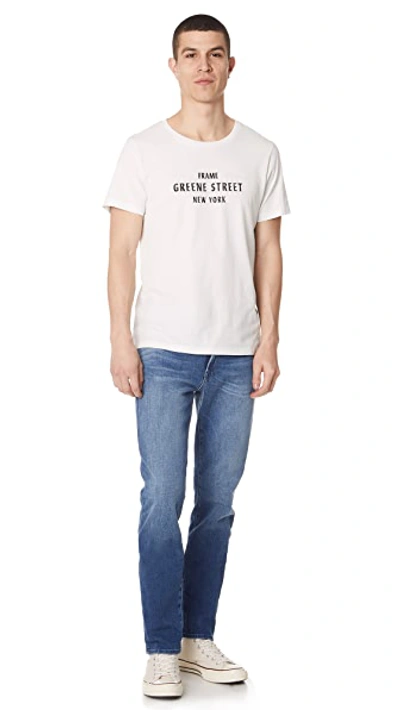 Frame L'homme Slim Stretch-denim Jeans In Bradbury
