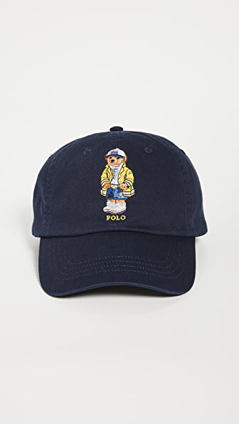 polo bear cotton chino cap