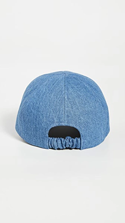 Shop A.p.c. X Carhartt Wip Baseball Hat In Washed Indigo