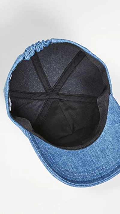 Shop Apc A.p.c. X Carhartt Wip Baseball Hat In Washed Indigo