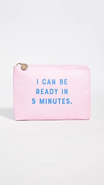 Shop Shopbop Home Shopbop @home Yes Studio Reversible Clutch In I Can Be Ready In 5 Minutes