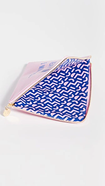 Shop Shopbop Home Shopbop @home Yes Studio Reversible Clutch In I Can Be Ready In 5 Minutes