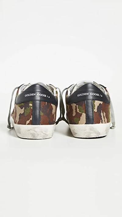 Shop Golden Goose Superstar Sneakers In Camouflage/ice Star
