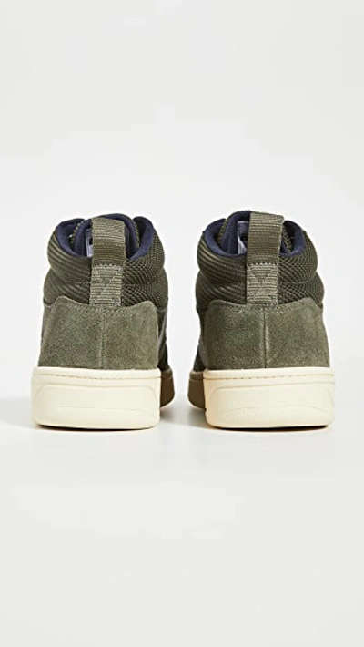 Shop Veja Roraima Sneakers In Olive/oxford-grey/butter-sole