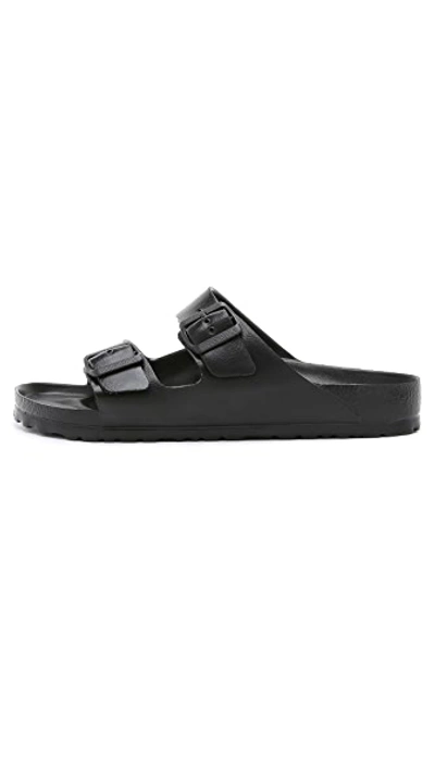 Shop Birkenstock Eva Arizona Sandals Black