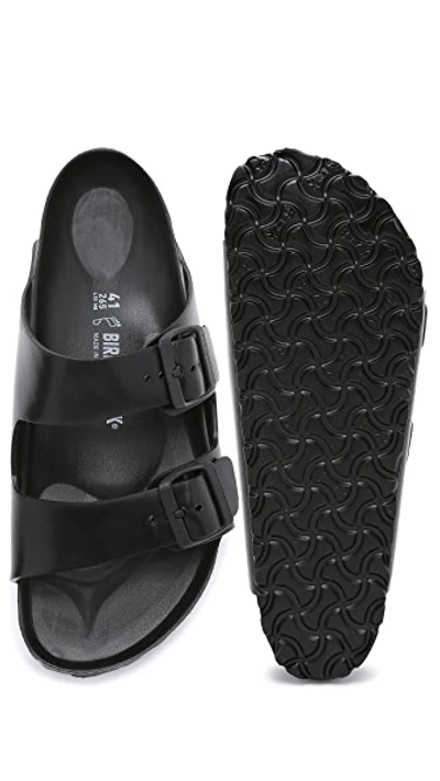 Shop Birkenstock Eva Arizona Sandals Black