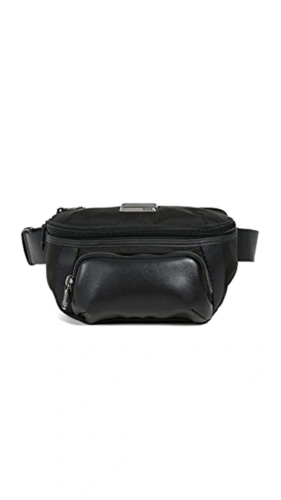 Shop Tumi Alpha Bravo Columbus Utility Pouch In Black