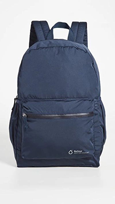 Barbour Weather Comfort Backpack In Navy | ModeSens