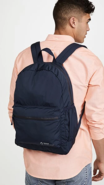 Shop Barbour Weather Comfort Backpack In Navy