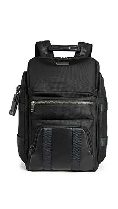 Shop Tumi Alpha Bravo Tyndall Utility Backpack In Black