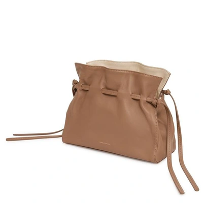 Shop Mansur Gavriel Mini Protea Bag In Biscotto