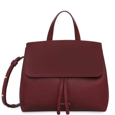 Shop Mansur Gavriel More Of The Lady Bag In Bordo