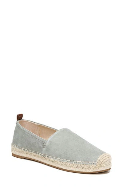 Shop Sam Edelman Khloe Espadrille Flat In Mineral Green Suede