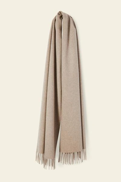 Shop Mansur Gavriel Cashmere Winter Scarf In Black