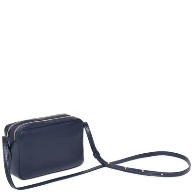 Shop Mansur Gavriel Double Zip Crossbody In Agretti