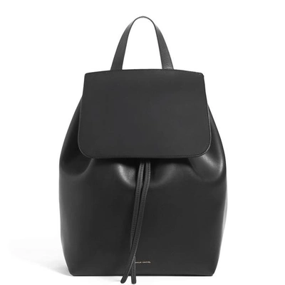Shop Mansur Gavriel Backpack In Black/flamma