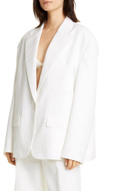 Shop Alexander Wang Oversize Blazer In White