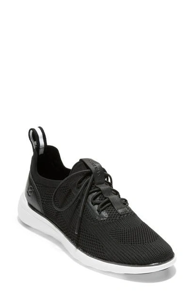 Shop Cole Haan Zerogrand Global Training Sneaker In Black/ White Leather